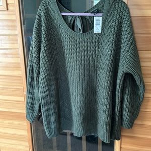 Brand new Torrid Cable knit sweater